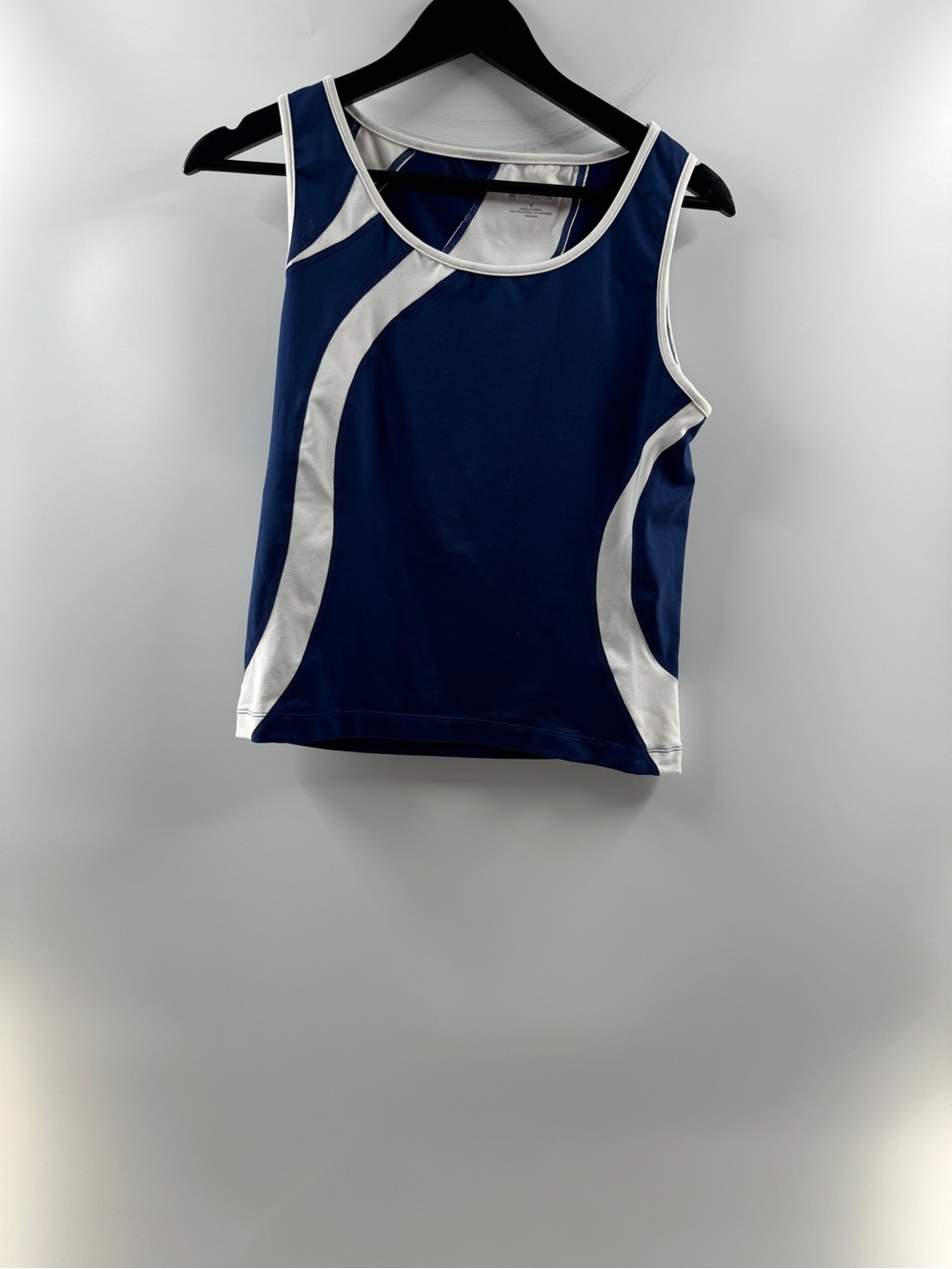 Wimbledon Blue White Athletic Tennis Tank Top – Women’s Small